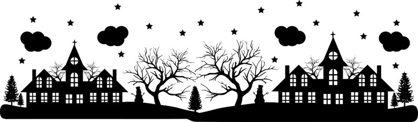 Christmas Farm House Svg Bundle