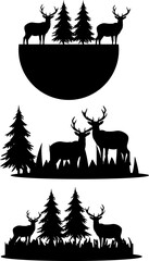 Christmas Big House, Deer Svg Bundle