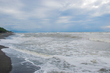 waves on the southern sea beach
