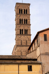bell tower of the cathedral of sestieri country