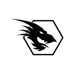 Dragon logo vector art and graphics