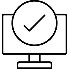 Computer Check Icon