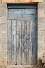 old wooden door