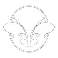 fish icon ilustration vector