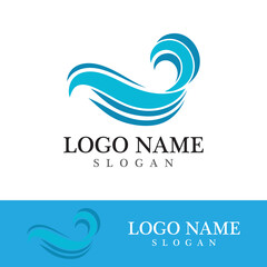 Wave beach vector illustration design