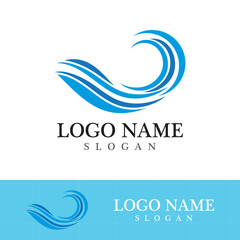 Wave beach vector illustration design