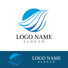 Wave beach vector illustration design