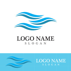 Wave beach vector illustration design