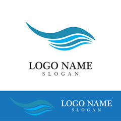 Wave beach vector illustration design