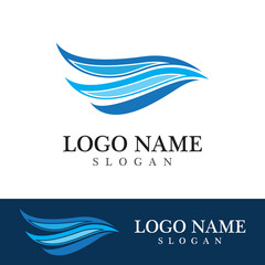 Wave beach vector illustration design