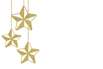Fototapeta premium golden frame with stars