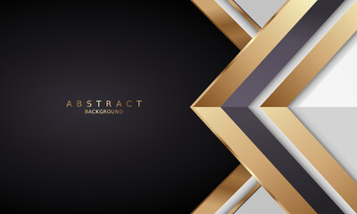 white and black luxury premium background and gold lines.