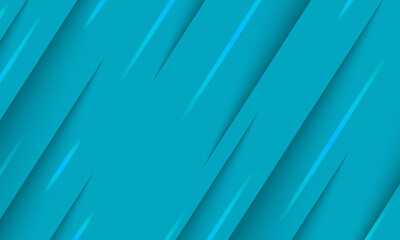 Obraz premium abstract blue background with lines shadow and soft lines light blue gradient feel like paper cut 