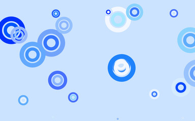 Light BLUE vector texture with disks.