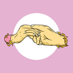 man putting engagement ring on woman hand, outdoor. marriage proposal