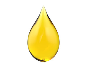 Liquid drop Yellow, oil, fluid. Transparent background, png
