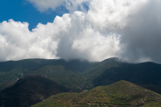 Kel Mountain is an ancient dormant volcanic mountain, also known as Cebel-i Akra and Kılı&ccedil; Mountain in Antakya Turkey. Afforested areas on closer hills were possibly affected by a forest fire.