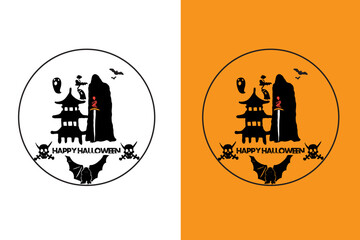 Halloween T-Shirt Design Template