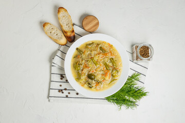 Polish vegetable soup