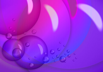 abstract background with bubbles