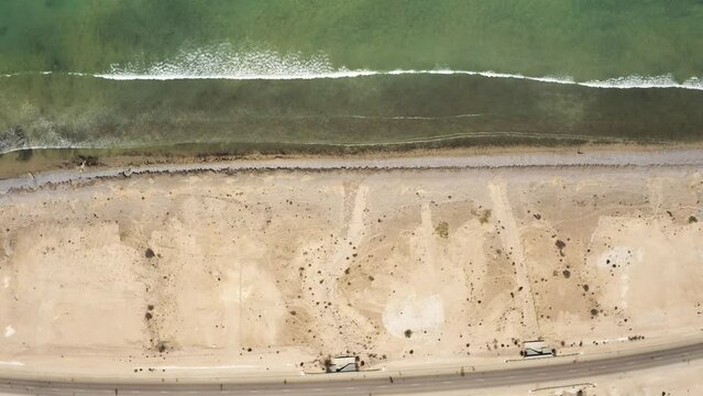 Aerial, Coastline At Hasik, East Coast, Oman