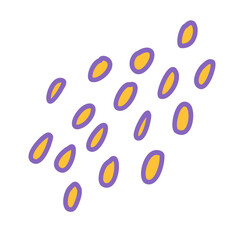 Abstract dots minimalist shape background