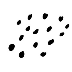 Abstract dots minimalist shape background