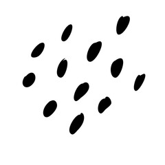 Abstract dots minimalist shape background