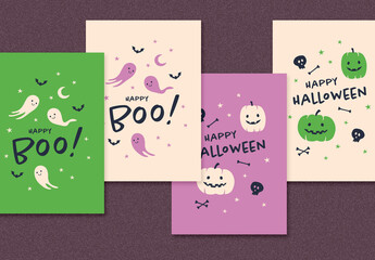 Halloween Card Layouts