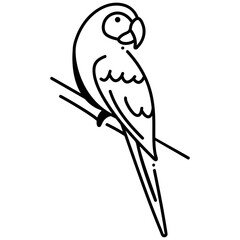 Greenwing macaw icon © B.Genesis