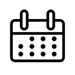 Calendar Icon. Date and appointment. Plan and agenda. Vector.