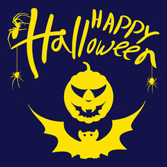 Halloween Party Vector Design Happy Halloween