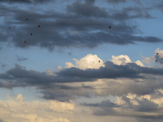 Naturaleza, cielos, luna, imaginacion