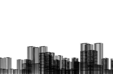 Obraz premium skyline with reflection