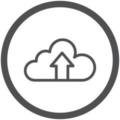 file upload to cloud icon vector