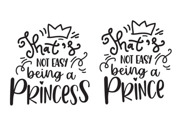 Prince princess
Boy girl vector illustration