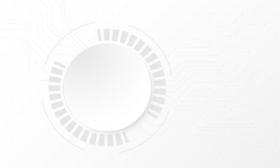 Abstract Digital Technology background Abstract 3d design background with technology dot and line circuit board texture. Modern, futuristic, science communication concept. Vector illustration.