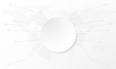 Obraz premium Abstract Digital Technology background Abstract 3d design background with technology dot and line circuit board texture. Modern, futuristic, science communication concept. Vector illustration.