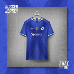 Soccer jersey design for sublimation, sport t shirt design