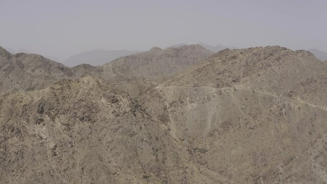 Aerial, Above The Snake Canyon, Oman