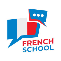 Vector logo of the French language school