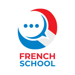 Vector logo of the French language school