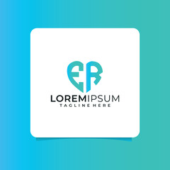 er letter design for logo and icon.az typography for technology, business and real estate brand.az monogram logo.vector