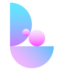 Abstract Graphic Minimalist Gradient Texture Symbol Silhouette Soft PNG Icon