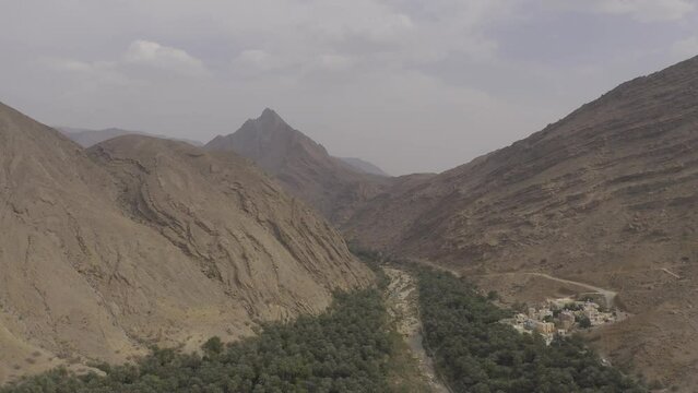 Aerial, Area Around Wadi Bani Khalid, Oman