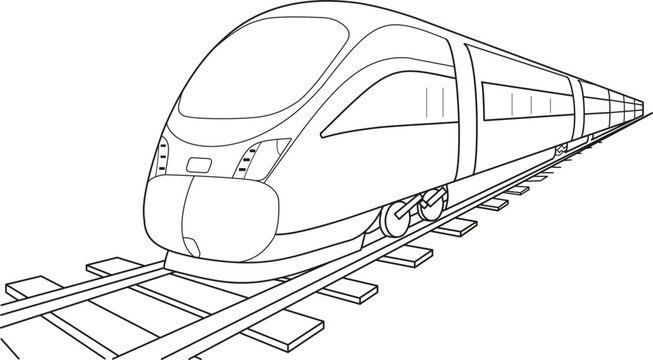 Kids Toy Train Coloring Book Graphic Stock Illustration 328834103   Shutterstock