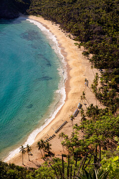View from the mountain of Playa Grande