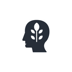 Psychology line icon. Simple element illustration. Psychology concept outline symbol design.