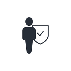 Immune system line icon. Simple element illustration. Immune system concept outline symbol design.