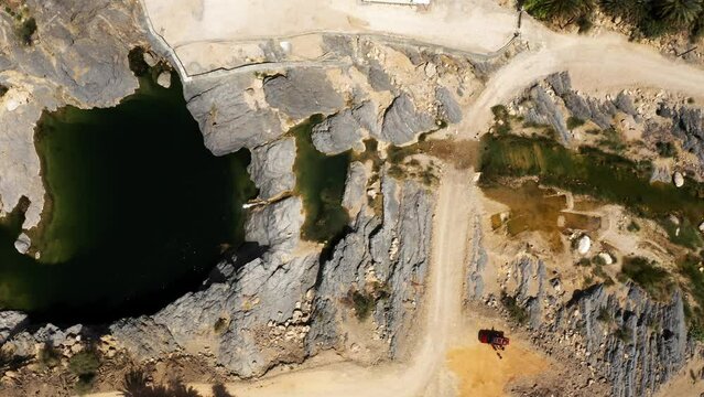Aerial, Area Around Wadi Bani Khalid, Oman